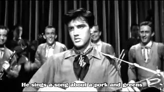 Elvis Presley - King Creole (movie scene with lyrics on the screen)