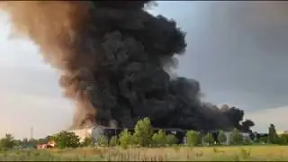Incendio alla Lotras di Faenza - Video girato da Paolo Morelli e pubblicato su Sei di Faenza se...