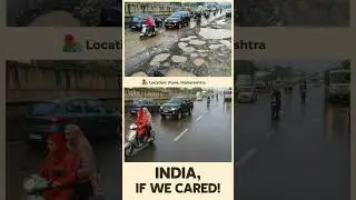 Potholes Everywhere&hellip; But No One Responsible | India, If We Cared #Shorts