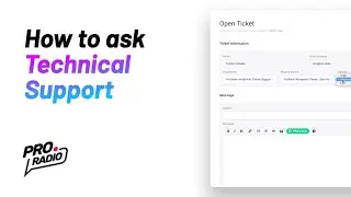 How to request support for your radio station website [Pro.Radio WordPress Theme tutorials]