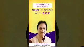 First Letter of the Name B, K, R | #namenumerology by @DrJCChaudhry #numerlogist #numerologyforname