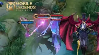 Mobile Legends Bang bang : Kaja (Crow Magician) Skin Gameplay