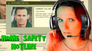 РАБОТАЮ В СЛУЖБЕ СПАСЕНИЯ ► HOME SAFETY HOTLINE ХОРРОР ДЕМО ПРОХОЖДЕНИЕ