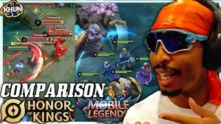 🎮🔥JUNGLE MAINS UNITE! | MLBB VS HOK ALL ROLES COMPARISON REACTION