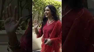 #RituVarma at #Mazaka Promotions ❤️ | #shorts #youtubeshorts