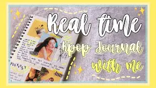 ✎ real time kpop journal with me