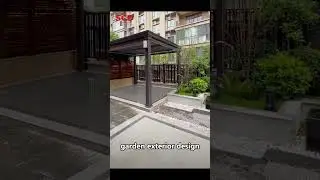 SCD Louver Pergola manufacturer factory 23 years SCD outdoor sunshade China supplier pergola factory