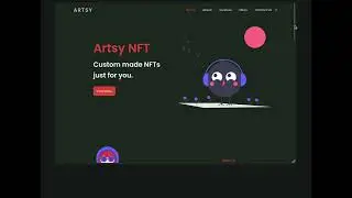 A mobile-first responsive website that sells NFT's