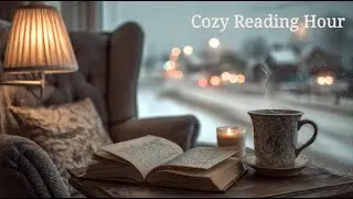 Read With Me: Cozy Mystery Reading Hour | Winter Night Ambience (1 Hour)