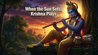 sunset raga shree | krishna bansuri and tabla for calm and devotion