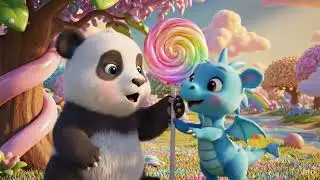 Cute Cartoon Story for Kids 🐼 | Fun & Magical 4K Animation | Kids Learning Video