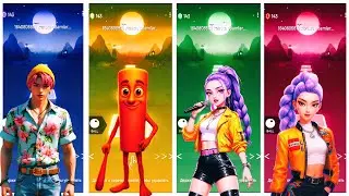 KPOP Demon Hunters vs  Rumi vs SAJA BOYS MARVEL vs Tung Tung Sahur Brainrot Ballerina Cappuccina