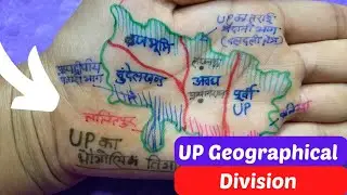 Up geographical division|Geographical division of Up|On the hand🇮🇳