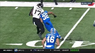 Brian Branch brings the boom on big-time hit vs. Evan Engram