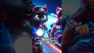 Speedy Whiskers The Legendary Motorcycle Race #shorts #kitten #cutecat #aiart #kitty #catlover #fyp