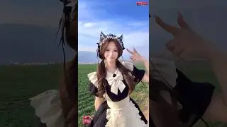Cute maid dance 😘😘 #funny #shorts #girl #beautiful #cute #pretty #shorts