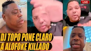 DJ TOPO PONE CLARO A ALOFOKE DE TODO ENOJADO DE MALA MANERA.