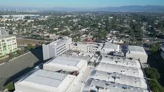 Los Angeles - Warner Bros Studios Drone