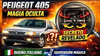 El Peugeot 405 y su Magia Oculta: Diseño Italiano + Suspensión de Leyenda