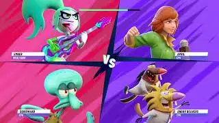 Ember/Squidward Vs Angry Beavers/April|Nickelodeon All-Star Brawl 2