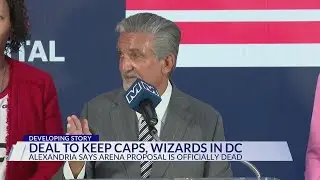 Alexandria ends negotiations for proposed Potomac Yard arena, entertainment district; Caps, Wizards