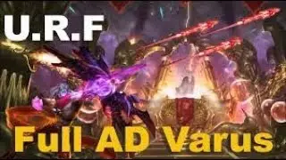 CRAZY DAMAGE VARUS ARURF 2.5 attack speed 100% crit and 400 attack damage