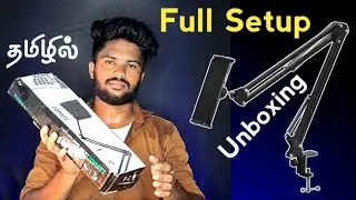 Best Tripod For Overhead Video Shooting | Table Mobile Stand Unboxing Tamil | Drawing Tripod