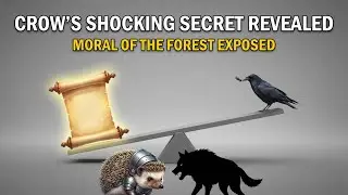 The Crow Who Stole a Secret | A Hedgehog&rsquo;s Armor, A Wolf&rsquo;s Defeat, and a Shocking Truth | Best Moral