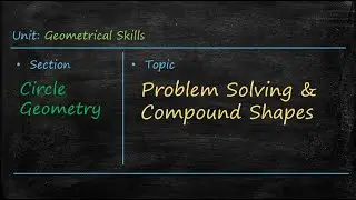 National 5 Maths - Circle Geometry - Problem Solving