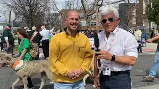 Bayside Live TV News Producer Vince Gagliardi and Gregg open the coverage of the parade
