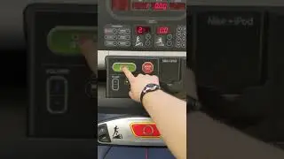 Treadmill control panel set up