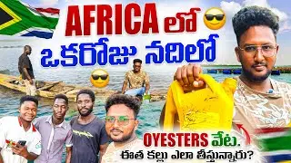 Africa లో wild oyster hunt and ఈత కల్లు తాగము 