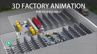 🔥 Fiverr-Making 3d Industrial/Factory Walkthrough & Flythrough Animation!