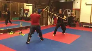 Katana vs Bo(staff) Sparring