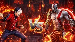 [ KOF Mugen ] G.S Eric vs Kratos 3D Epic Fight Full Battle 