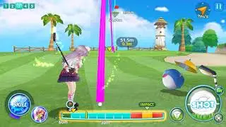 Pangya Mobile - Estimate Ball Path (Tiki Skill )