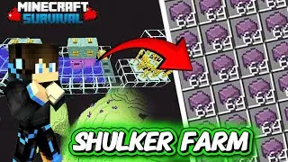 The Most OP🤯 Shulker Farm in Minecraft Survival #16 