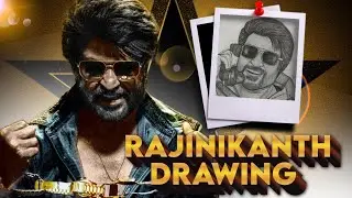 COOLIE - Superstar Rajinikanth pencil drawing 2024 | RJ ART GALLERY #thalaivar171