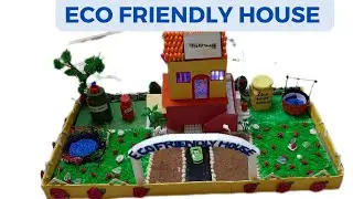Eco friendly house project model / solar system / Rain water harvesting