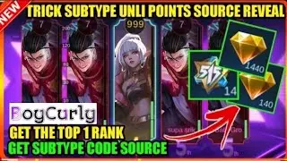 TRICK SUBTYPE CODE SOURCE REVEAL FOR CARNIVAL PARTY IN MOBILE LEGENDS 2021
