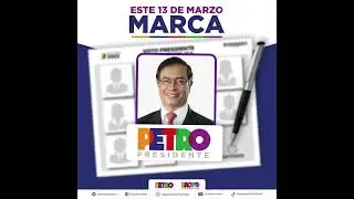 El 13 de marzo pide los tres tarjetones, en la consulta vota Petro, al Senado y C&aacute;mara vota Pacto