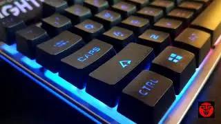FANTECH GAMING KEYBORAD K613 FIGTHER TKL II | SHORT MONTAGE REVIEW OF 3 MODES COLORS