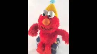 Elmo Birthday Decoration Cake Topper Gift Singing Talking Animated Plush