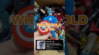 What Sold 1/24: #actionfigures #wwe #captainamerica #marvel #avengers #wrestling