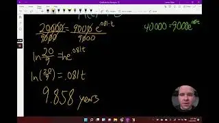 Application of Logs - Compound Interest - Algebra 2
