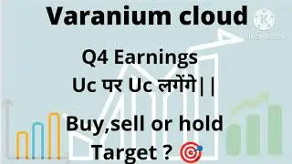 varanium cloud share latest news today || #varaniumcloud  Q4 results|| UC continuously