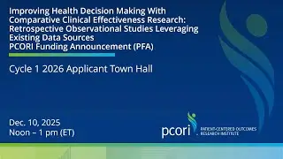 The Retrospective Observational Studies PCORI Funding Announcement is Now Open!