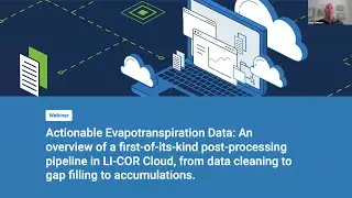 Actionable Evapotranspiration Data: An overview of a first-of-its-kind in LI-COR Cloud