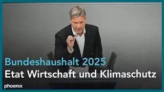Bundeshaushalt 2025: Wirtschaft und Klimaschutz am 13.09.24
