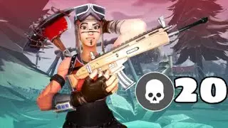 My FIRST Solo Squad 20 Bomb! Ghoul Trooper Gameplay (PC) (How to solo squad fortnite season 8)